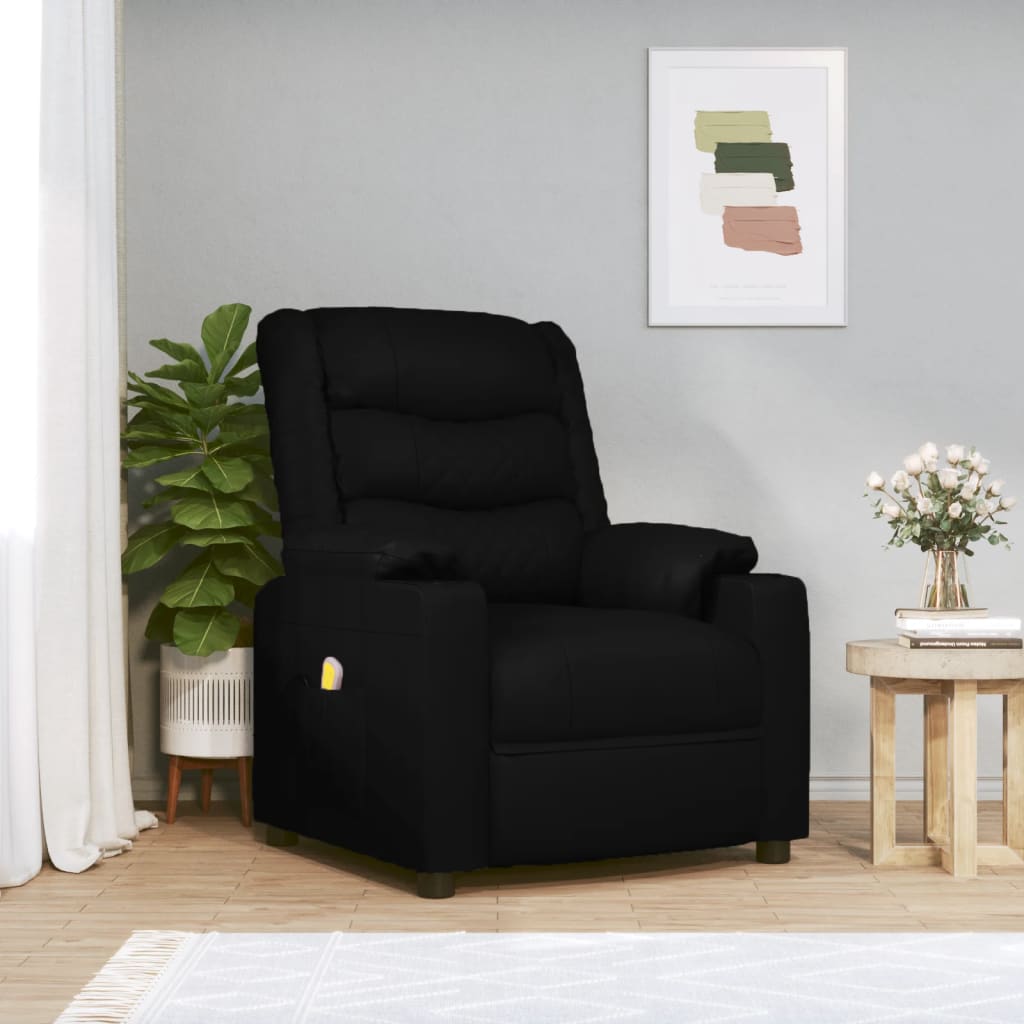 Fauteuil de massage Noir Similicuir - XIOS