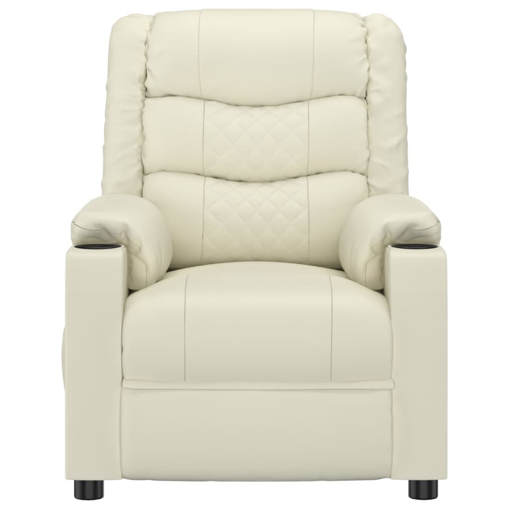 Fauteuil de massage Crème Similicuir - XIOS