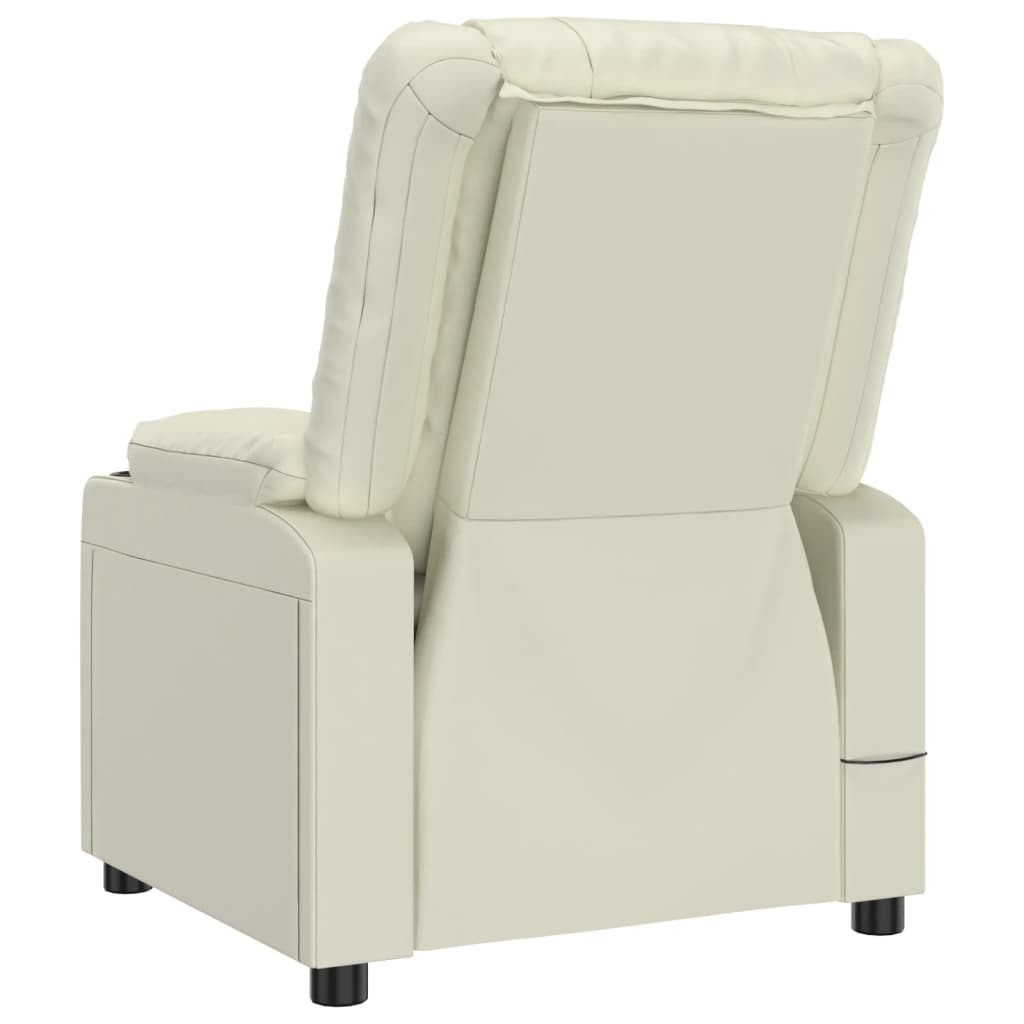 Fauteuil de massage Crème Similicuir - XIOS