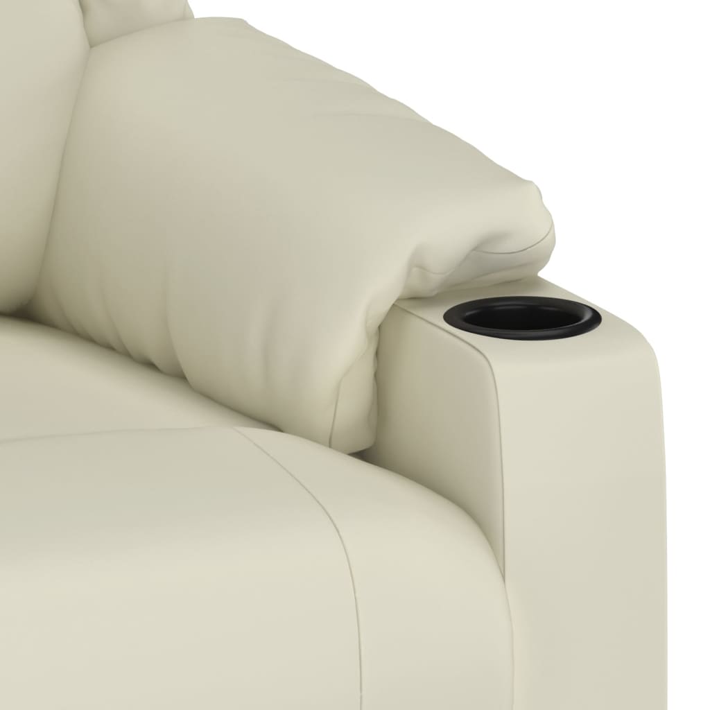 Fauteuil de massage Crème Similicuir - XIOS