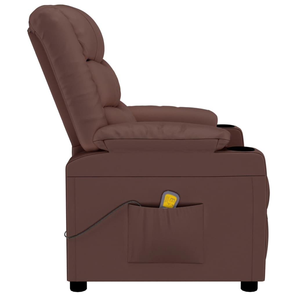 Fauteuil de massage Marron Similicuir - XIOS