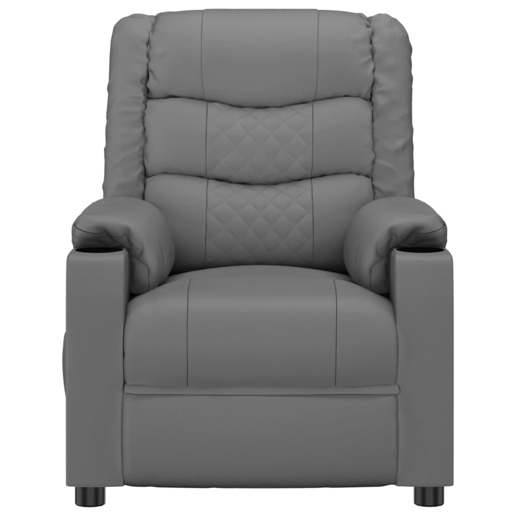 Fauteuil de massage Gris Similicuir - XIOS