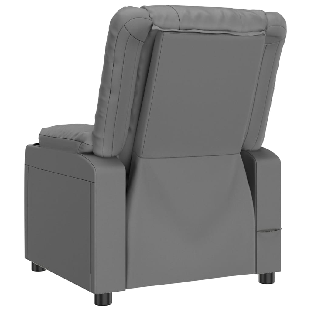 Fauteuil de massage Gris Similicuir - XIOS