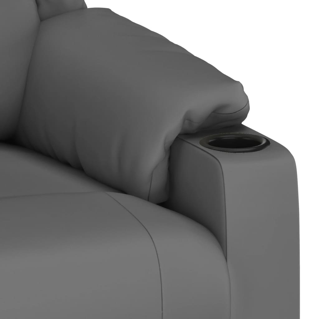 Fauteuil de massage Gris Similicuir - XIOS
