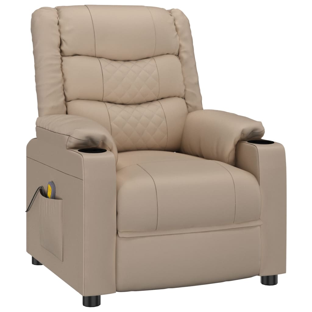 Fauteuil de massage Cappuccino Similicuir - XIOS