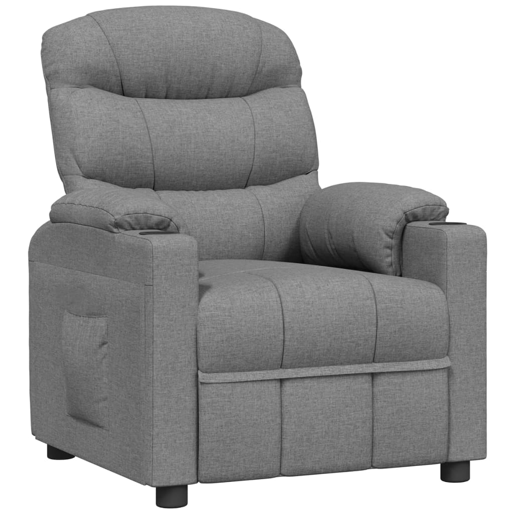 Fauteuil inclinable Gris clair Tissu - XIOS
