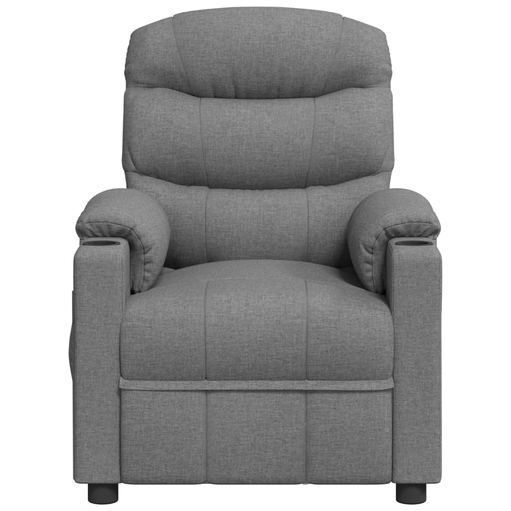 Fauteuil inclinable Gris clair Tissu - XIOS