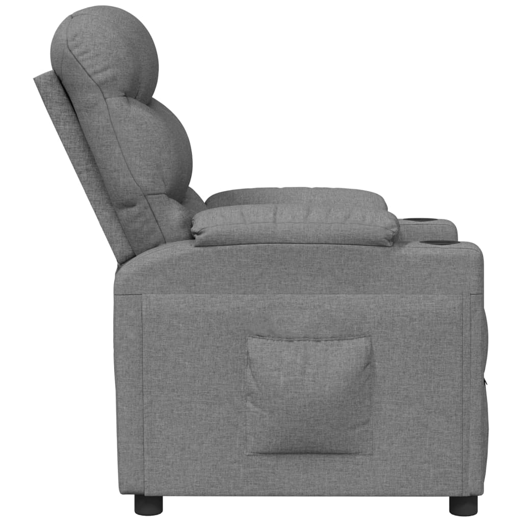 Fauteuil inclinable Gris clair Tissu - XIOS