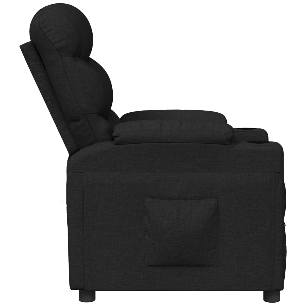 Fauteuil inclinable Noir Tissu - XIOS