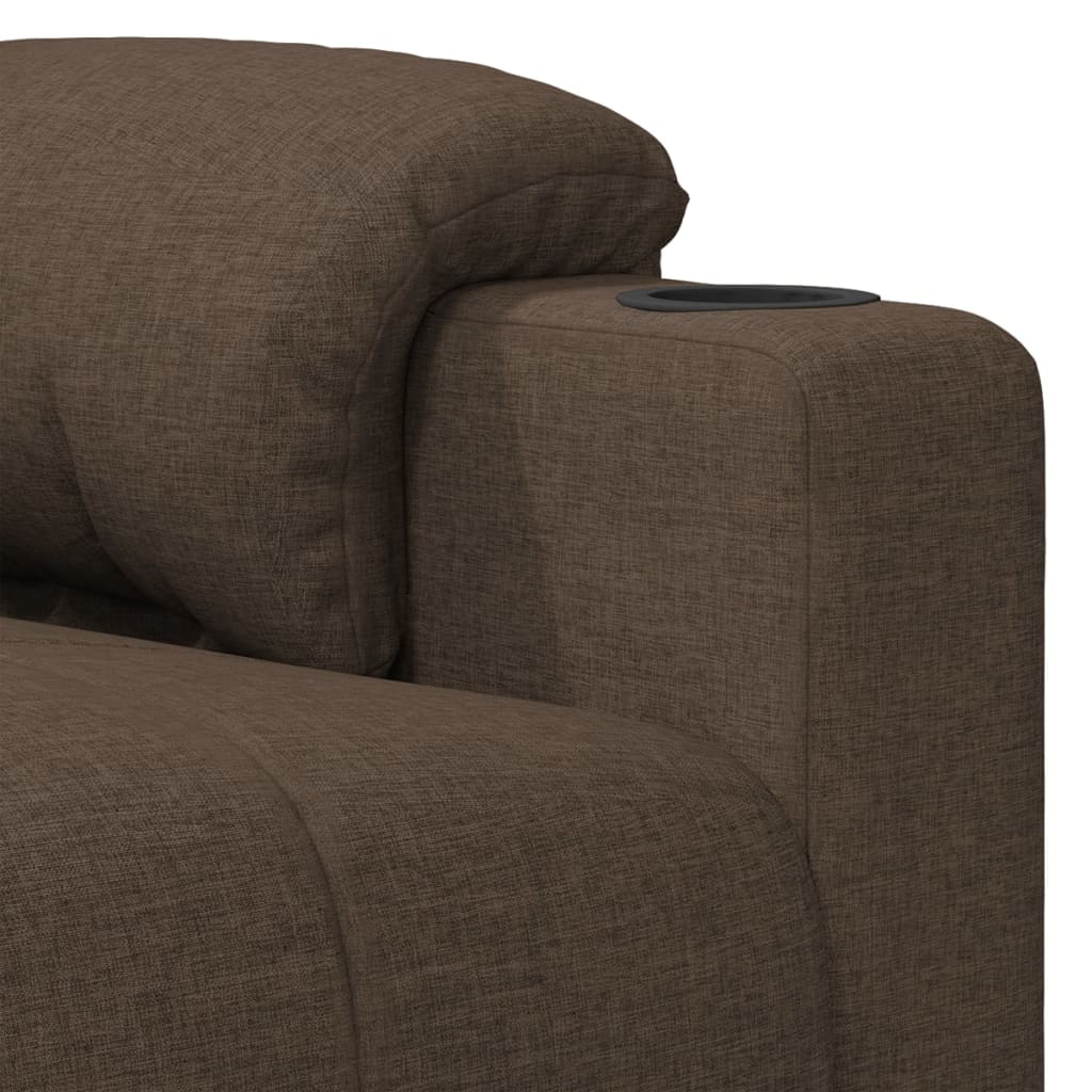 Fauteuil inclinable Marron Tissu - XIOS