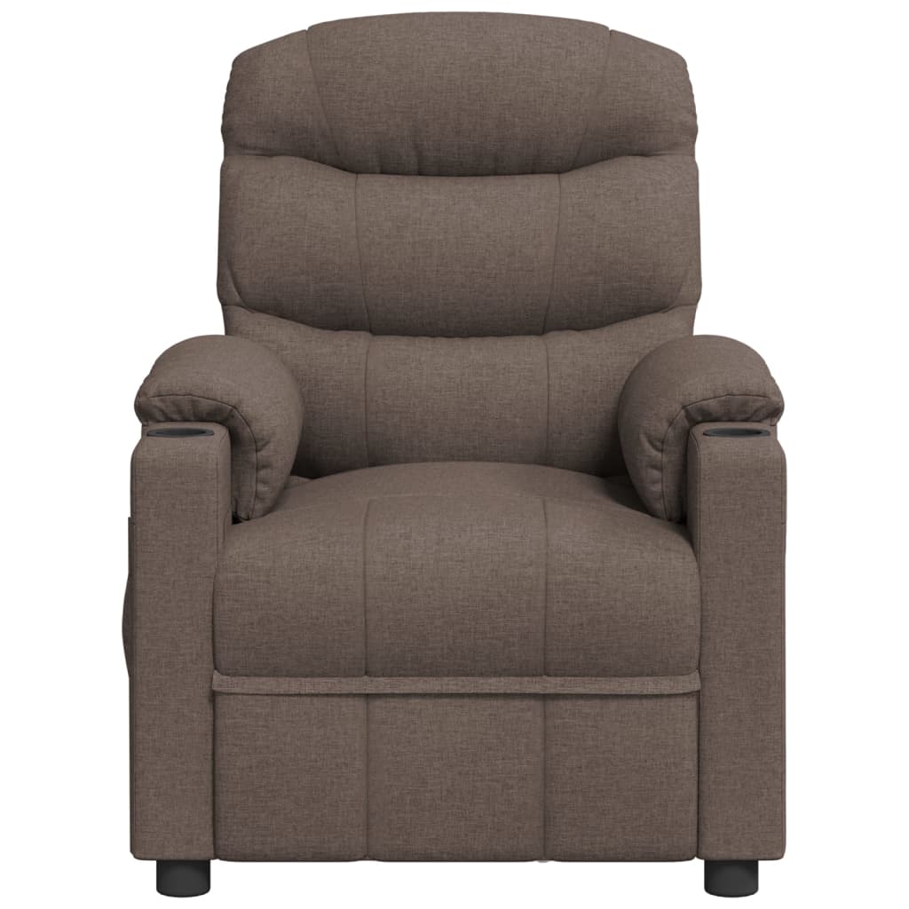 Fauteuil inclinable Taupe Tissu - XIOS
