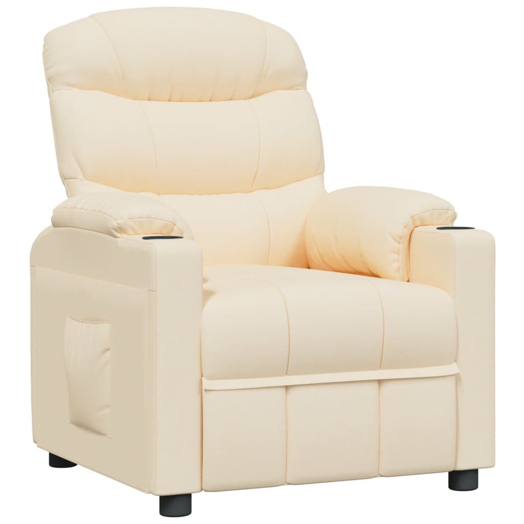 Fauteuil inclinable Crème Tissu - XIOS