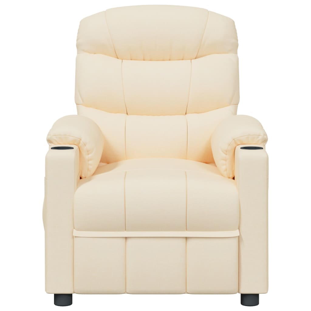 Fauteuil inclinable Crème Tissu - XIOS