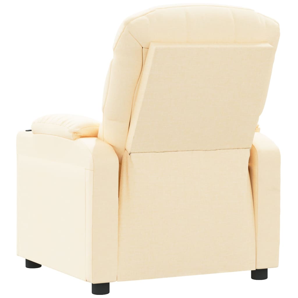 Fauteuil inclinable Crème Tissu - XIOS