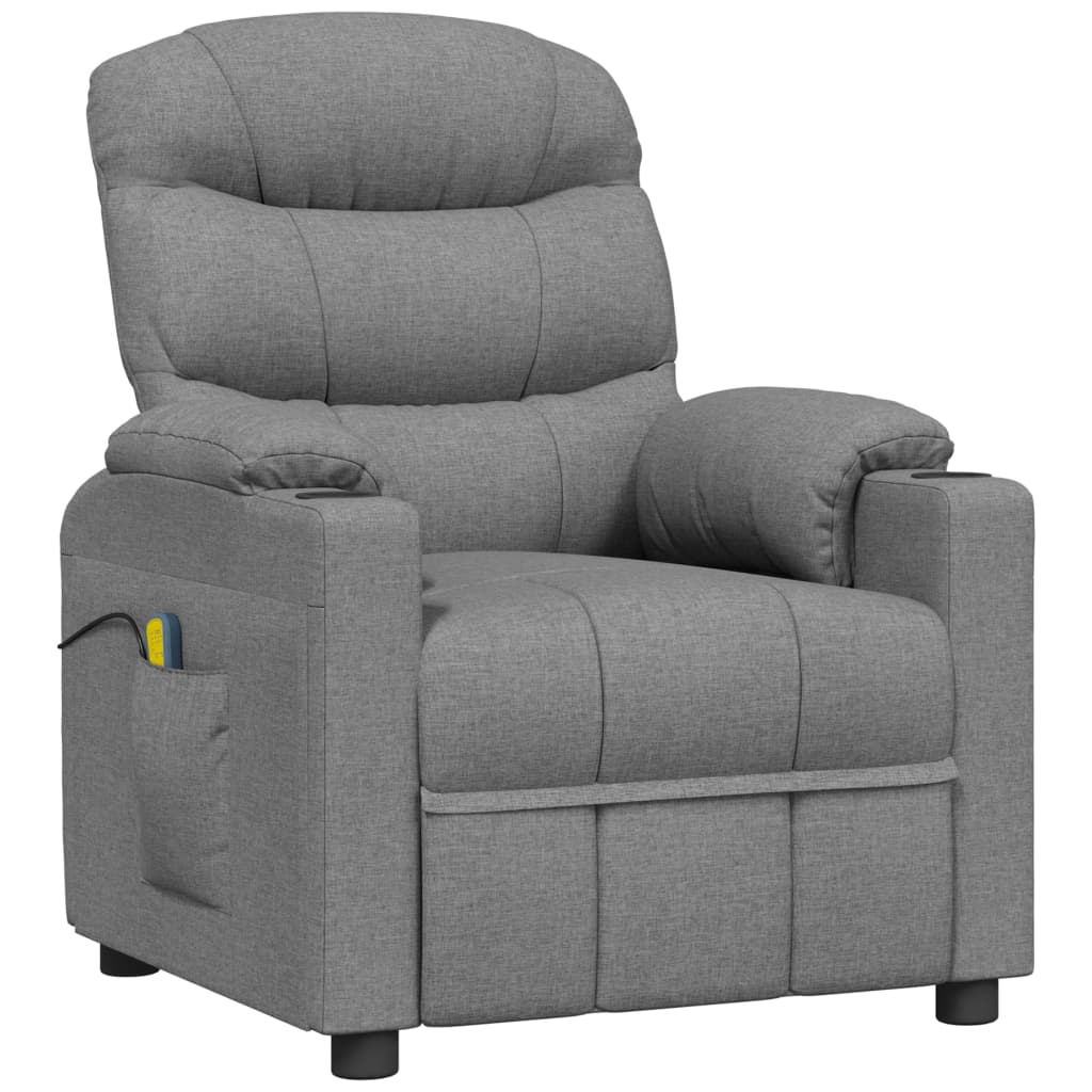 Fauteuil de massage Gris clair Tissu - XIOS
