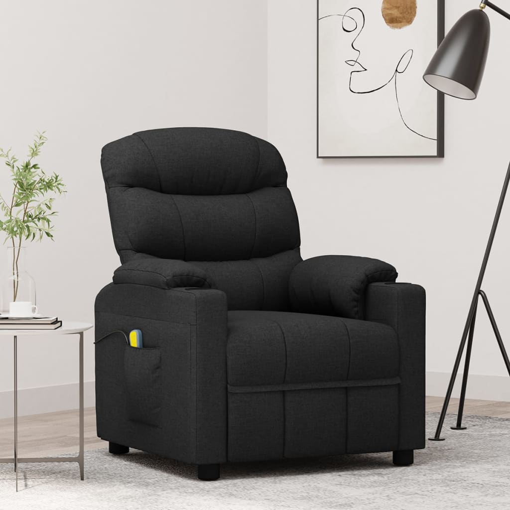 Fauteuil de massage Noir Tissu - XIOS