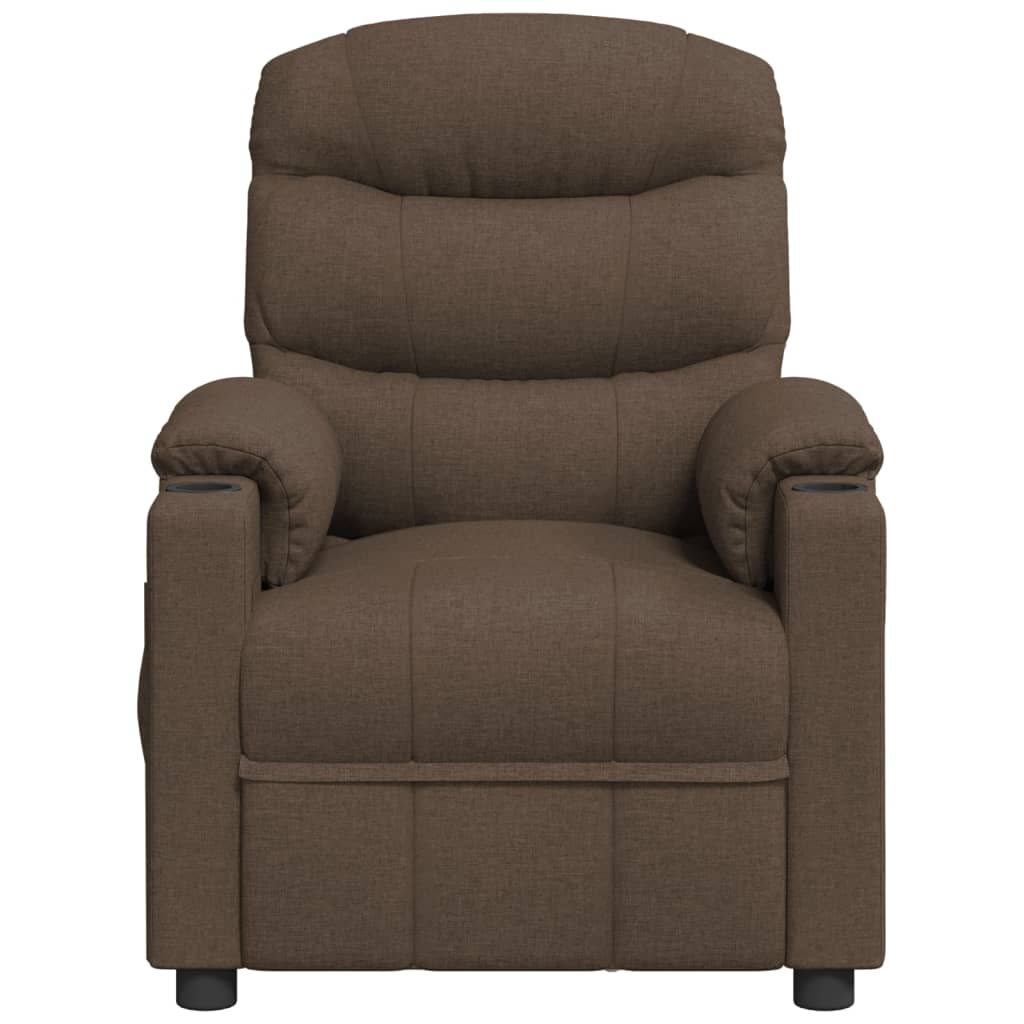 Fauteuil de massage Marron Tissu