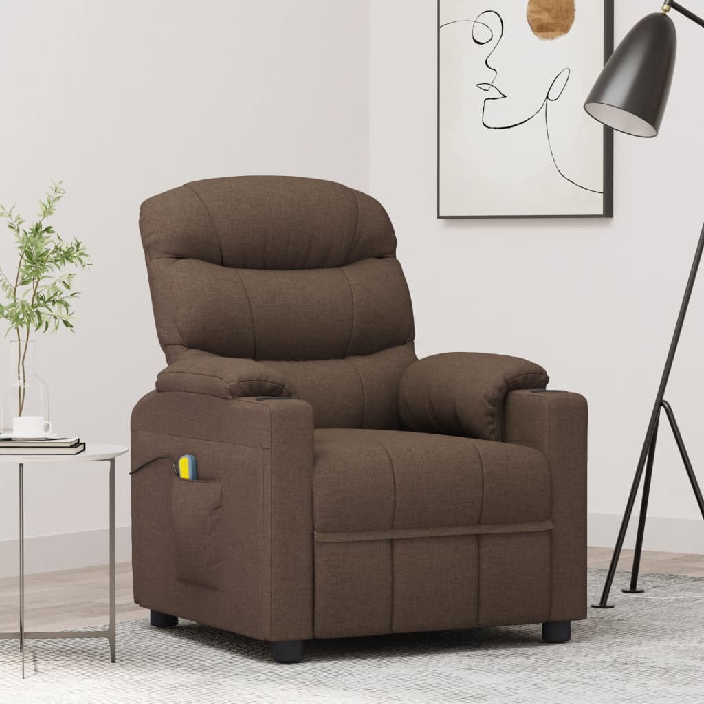 Fauteuil de massage Marron Tissu - XIOS
