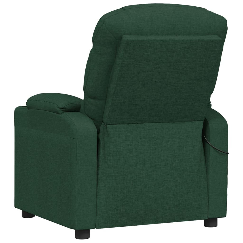 Fauteuil de massage Vert foncé Tissu - XIOS