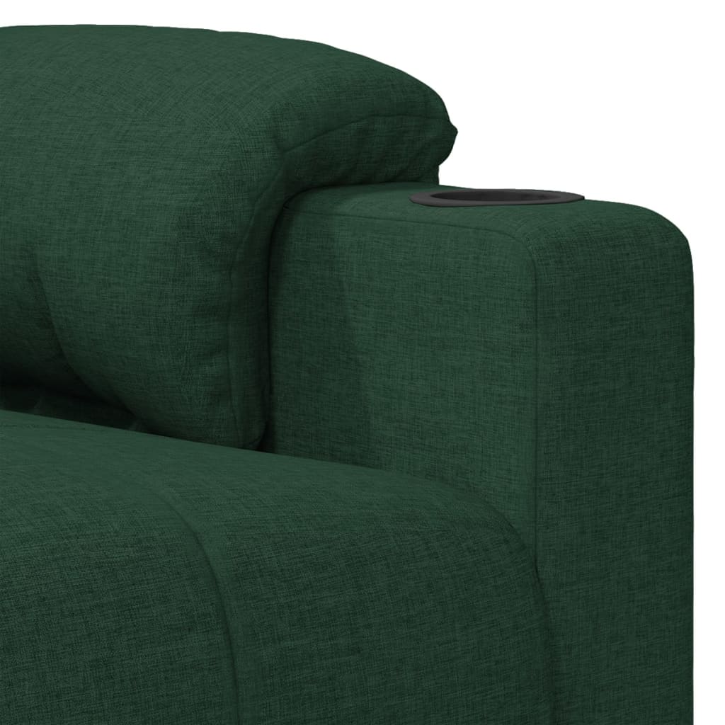 Fauteuil de massage Vert foncé Tissu - XIOS