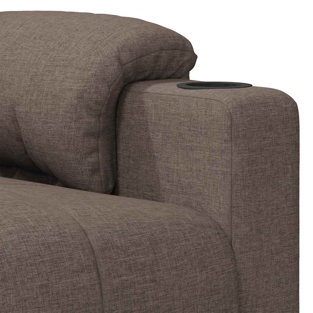 Fauteuil de massage Taupe Tissu - XIOS