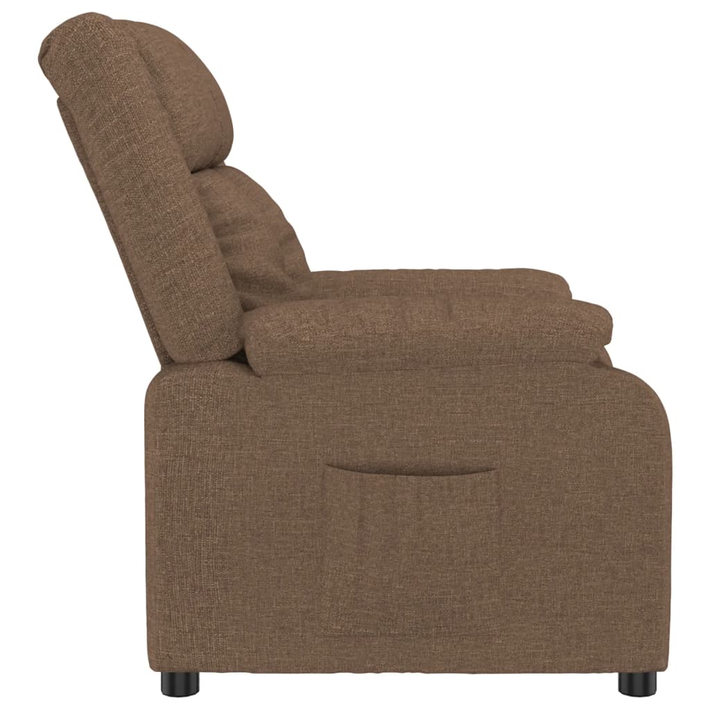 Fauteuil inclinable Marron Tissu - XIOS
