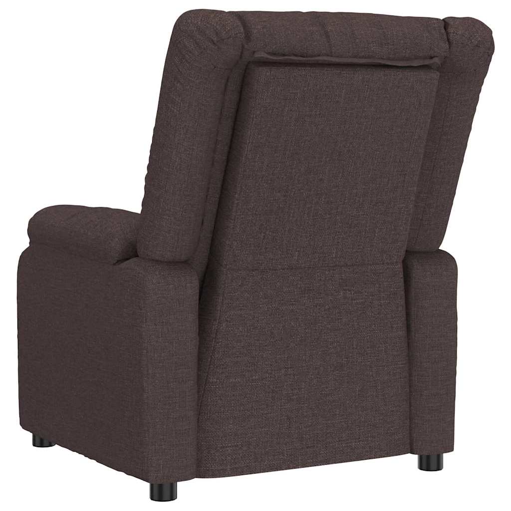 Fauteuil inclinable Marron foncé 82 x 93 x 96 cm tissu - XIOS