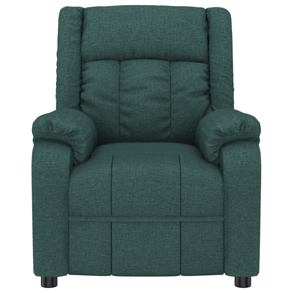 Fauteuil inclinable Vert foncé Tissu - XIOS