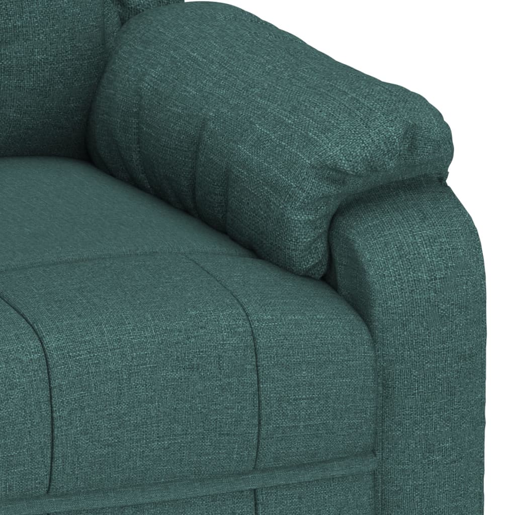 Fauteuil inclinable Vert foncé Tissu - XIOS