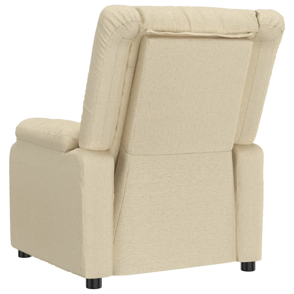 Fauteuil inclinable Crème Tissu - XIOS
