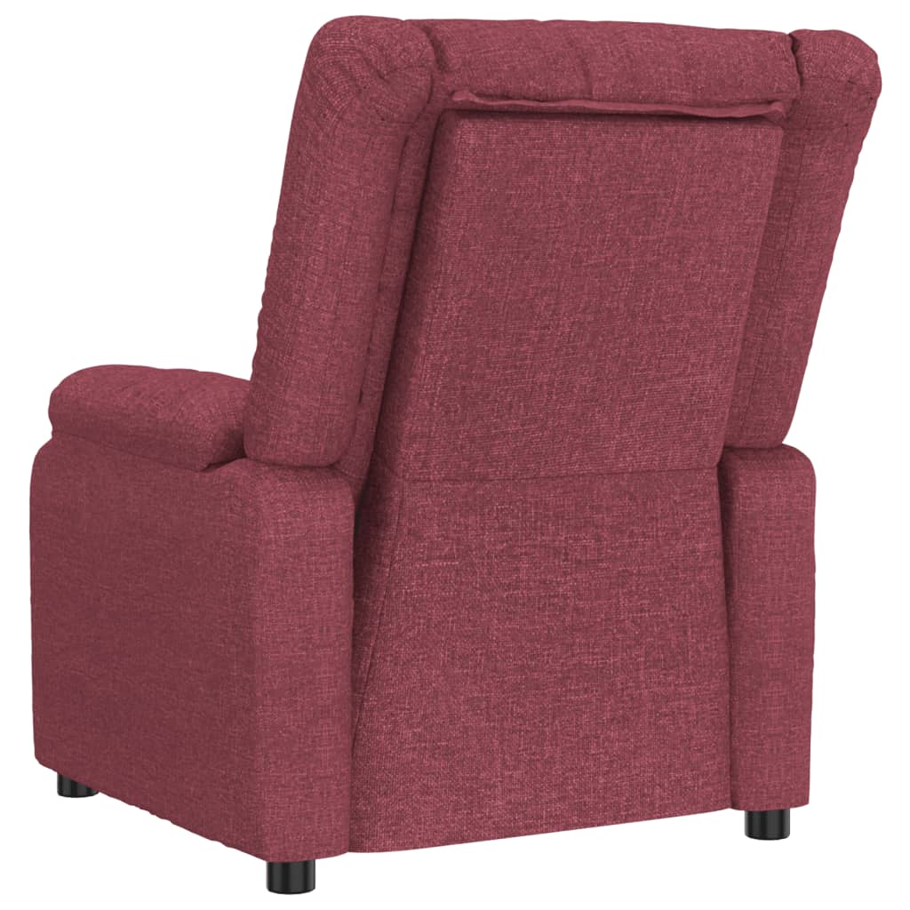 Fauteuil de massage Rouge bordeaux Tissu - XIOS