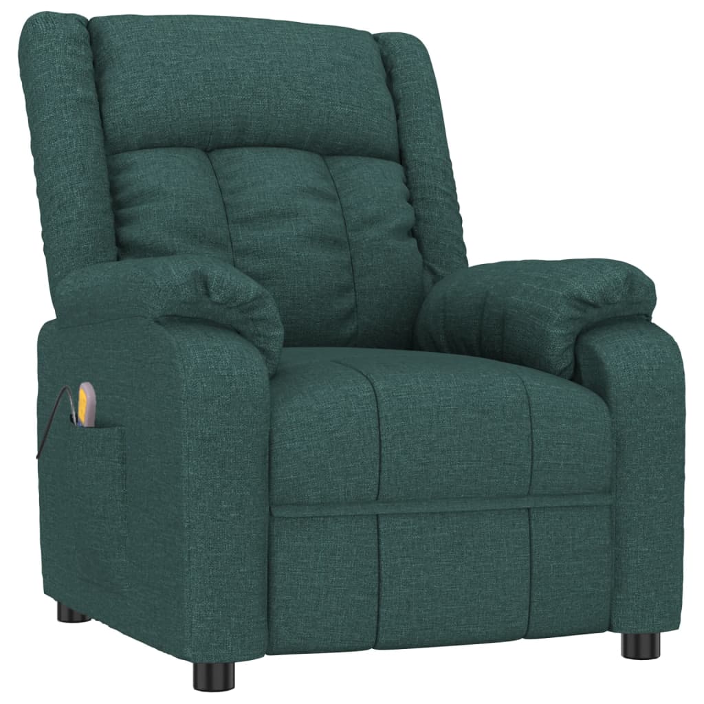 Fauteuil de massage Vert foncé Tissu - XIOS