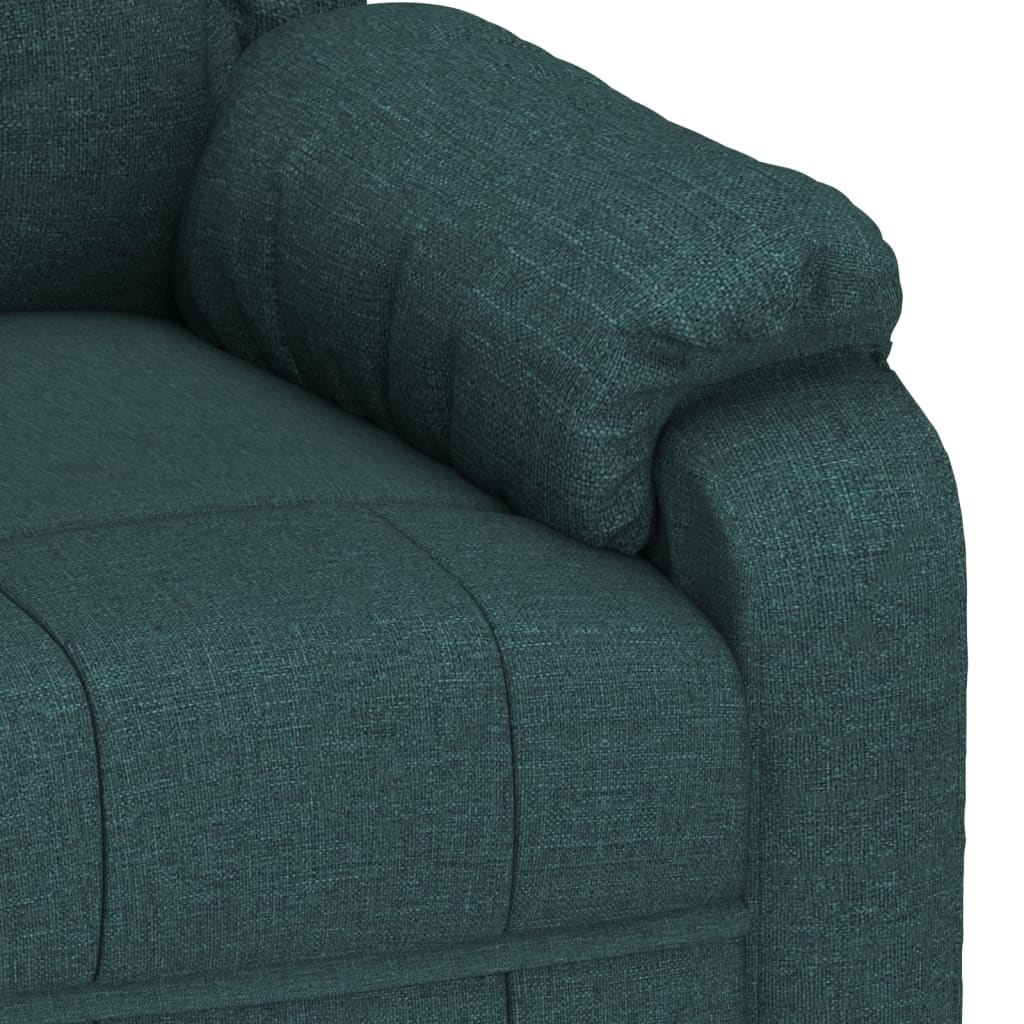 Fauteuil de massage Vert foncé Tissu - XIOS