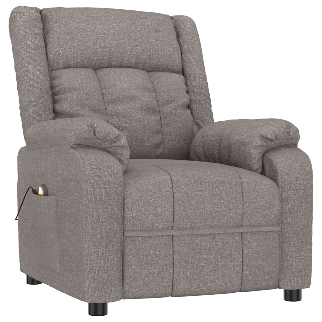 Fauteuil de massage Taupe Tissu - XIOS