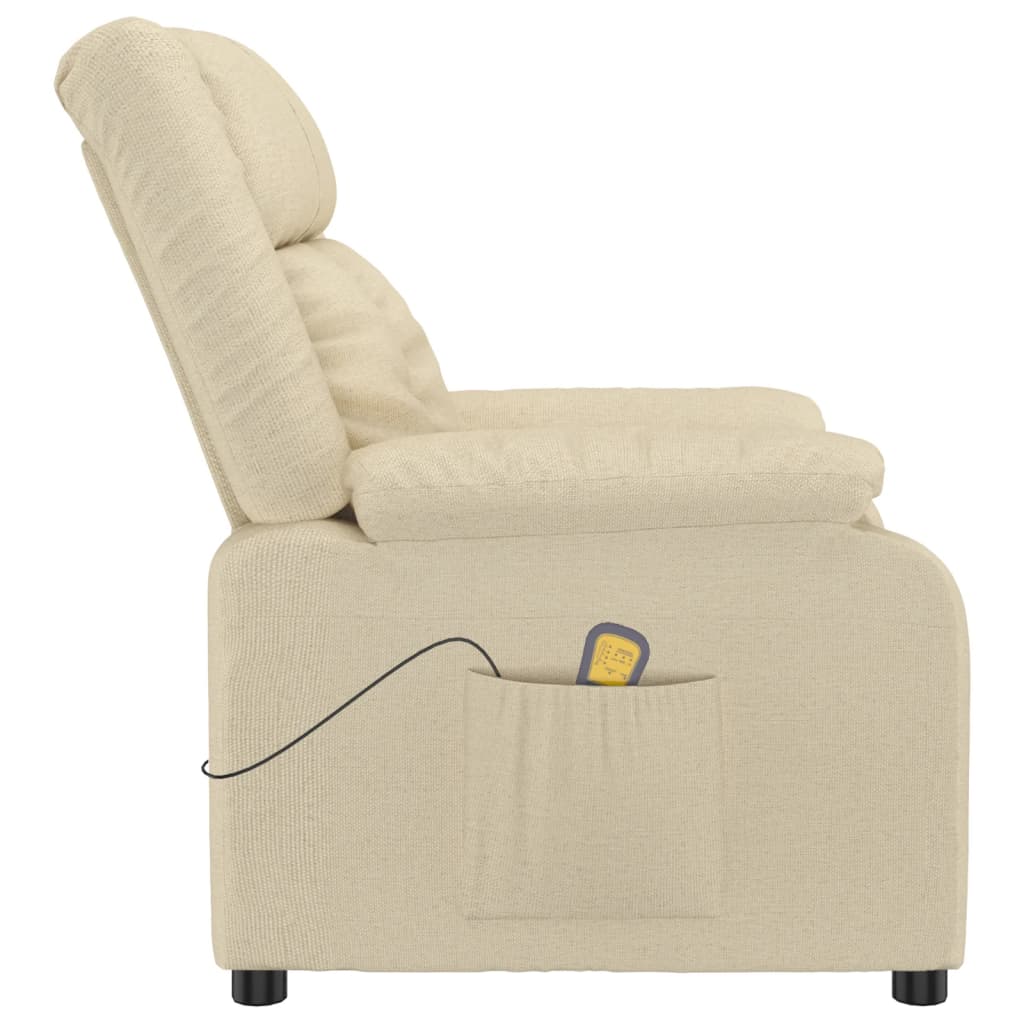 Fauteuil de massage Crème Tissu - XIOS