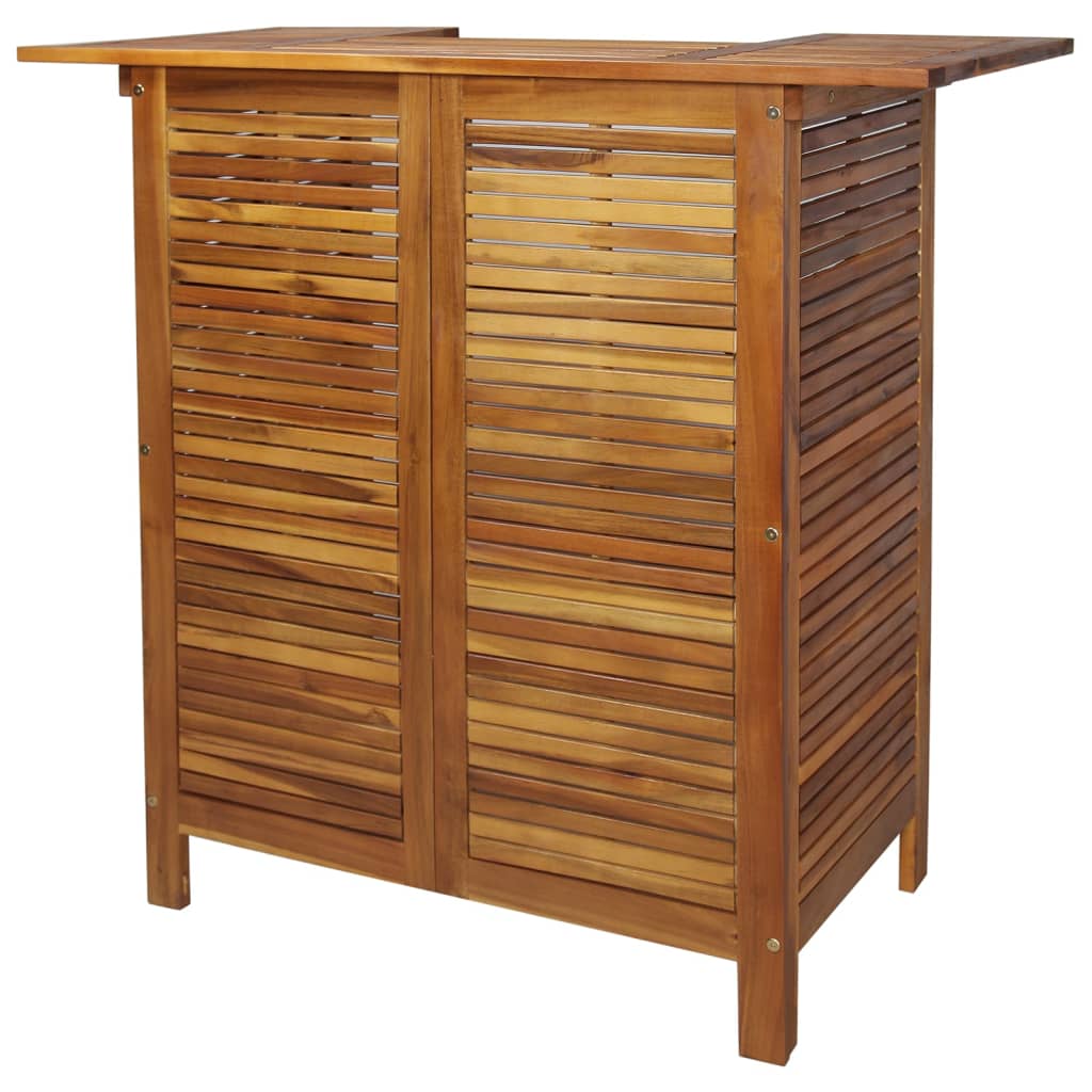 Ensemble de bar de jardin 5 pcs Bois d'acacia massif