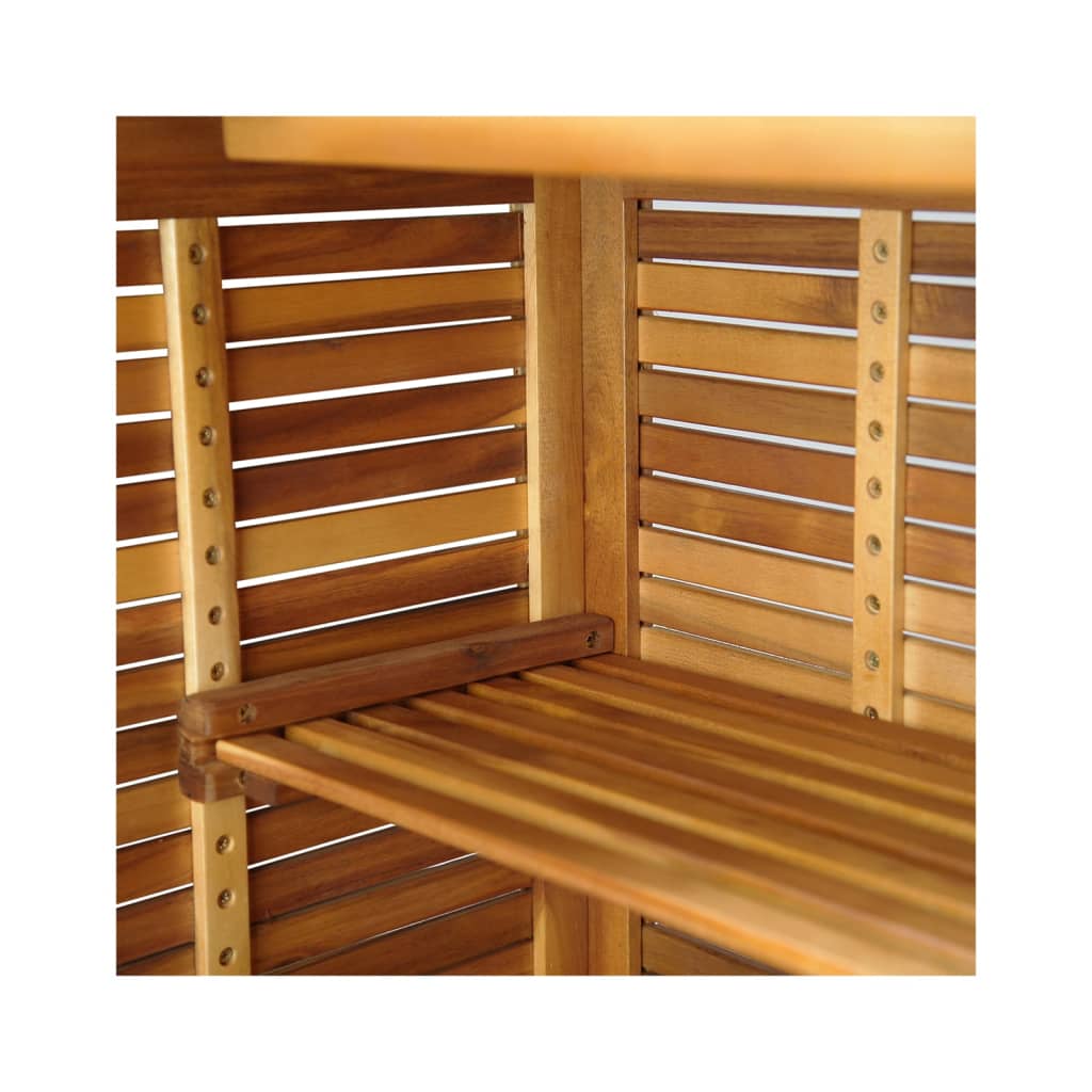 Ensemble de bar de jardin 5 pcs Bois d'acacia massif