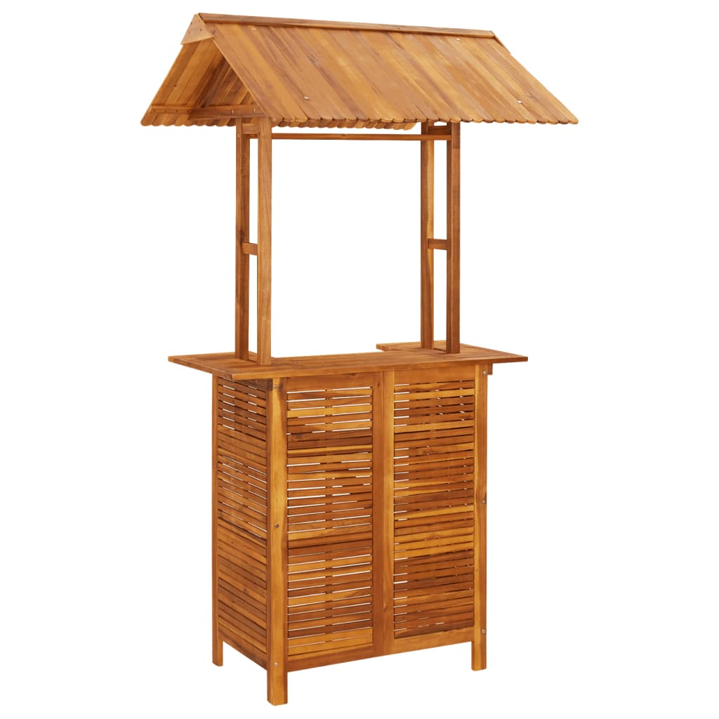 Ensemble de bar de jardin 5 pcs Bois d'acacia solide