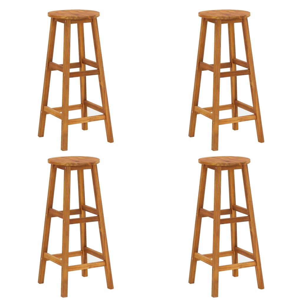 Ensemble de bar de jardin 9 pcs Bois d'acacia solide