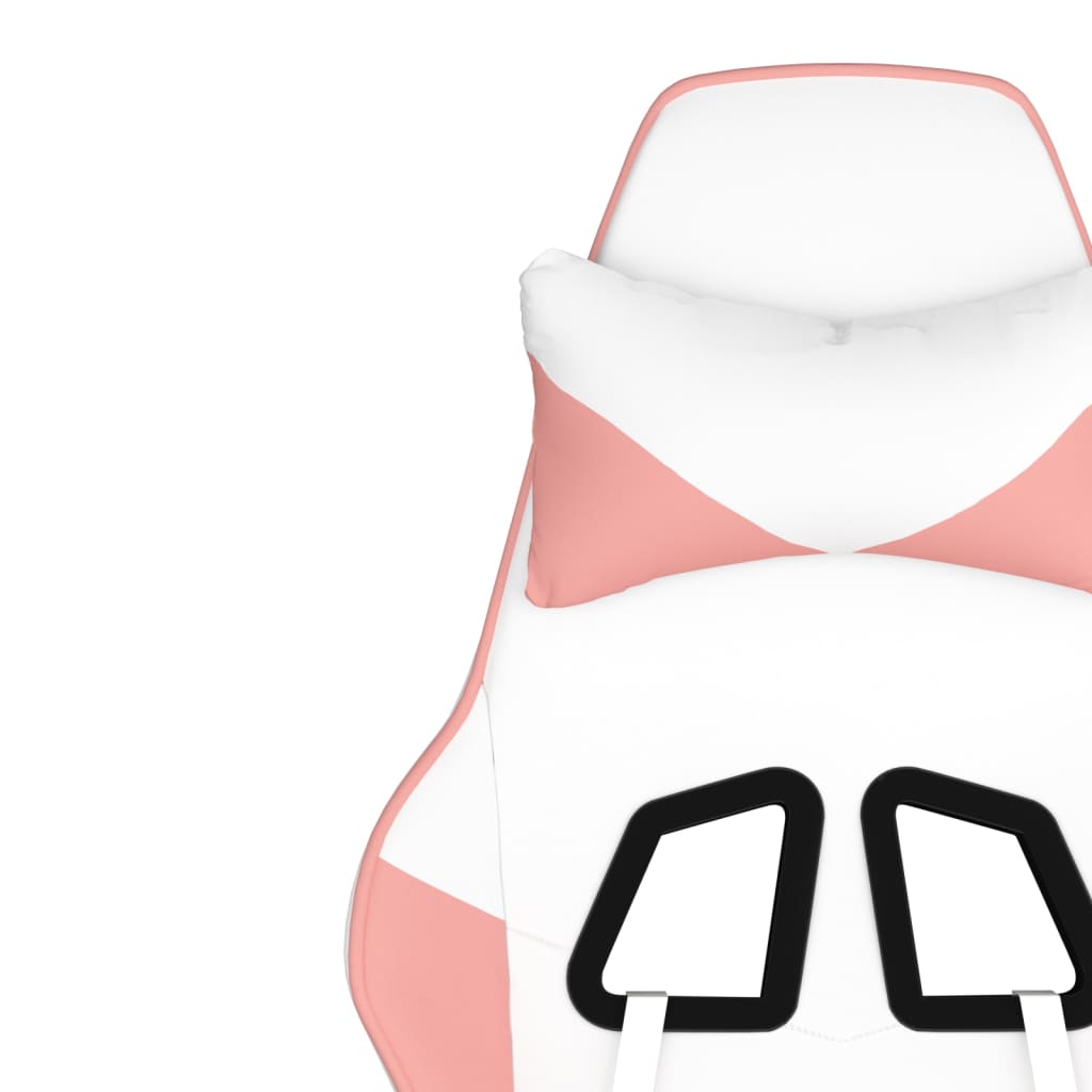 Chaise de jeu de massage Blanc et rose Similicuir - XIOS