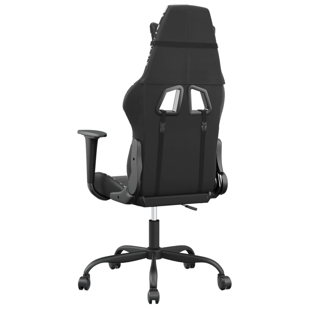 Chaise de jeu de massage Noir et camouflage Similicuir - XIOS