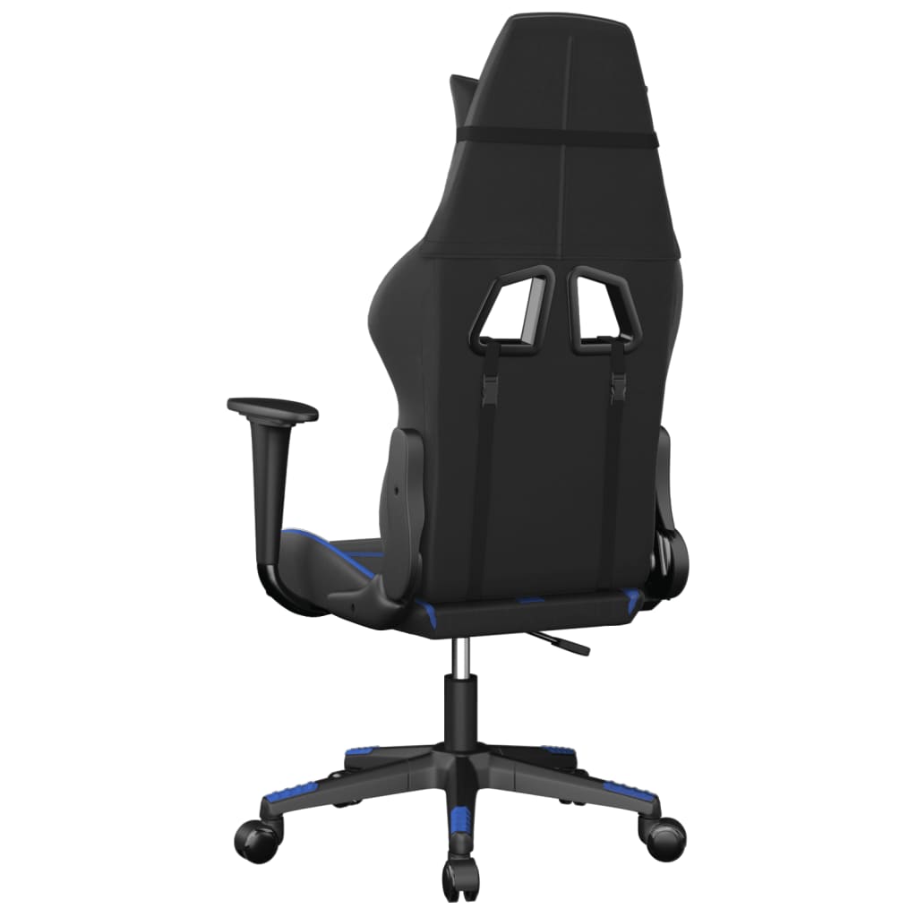 Chaise de jeu de massage Noir et bleu Similicuir - XIOS