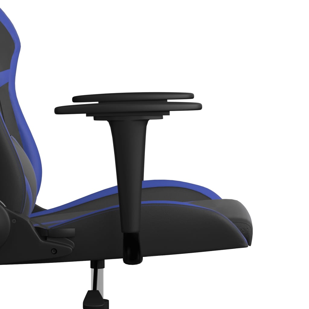 Chaise de jeu de massage Noir et bleu Similicuir - XIOS