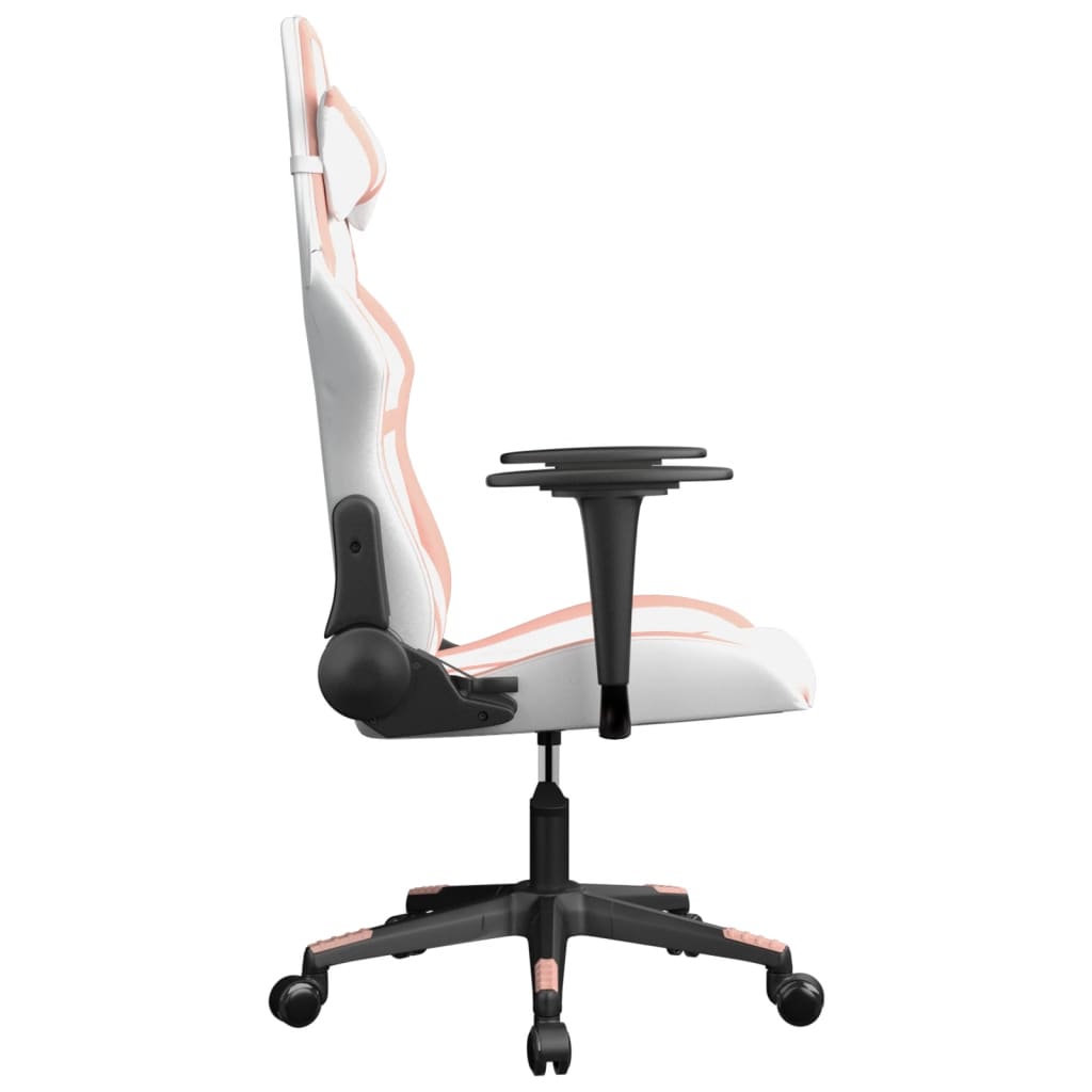 Chaise de jeu de massage Blanc et rose Similicuir - XIOS