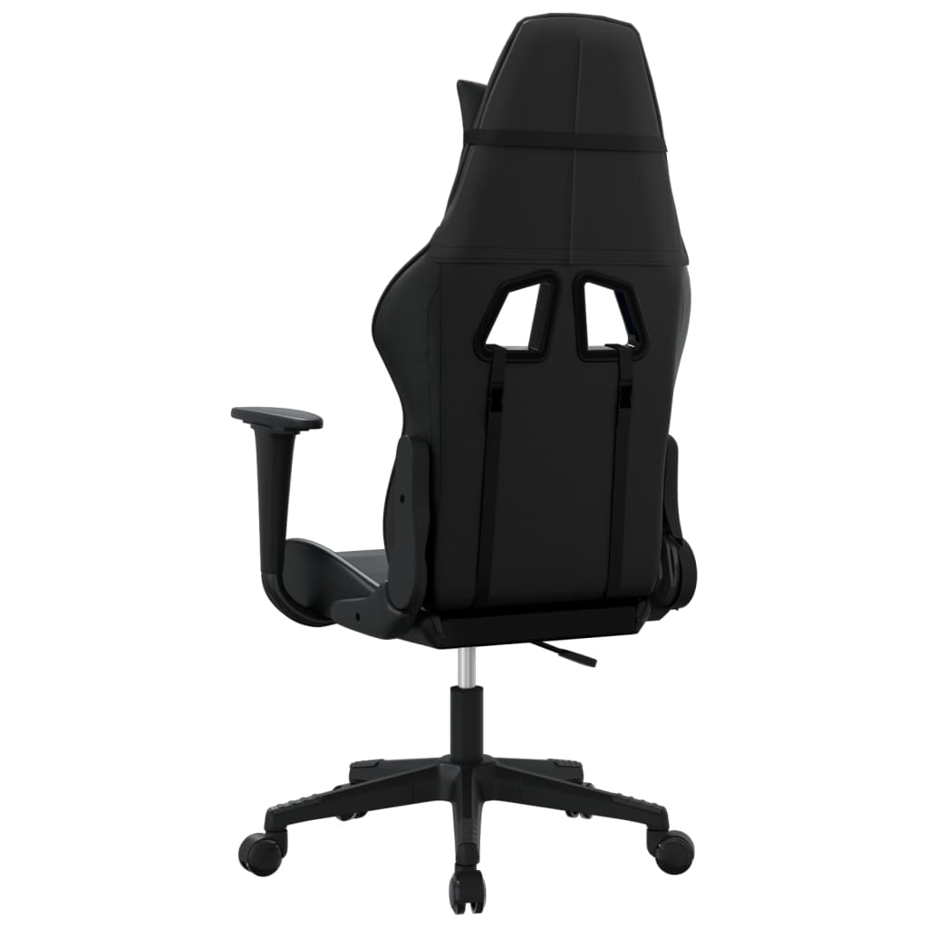 Chaise de jeu de massage noir similicuir - XIOS