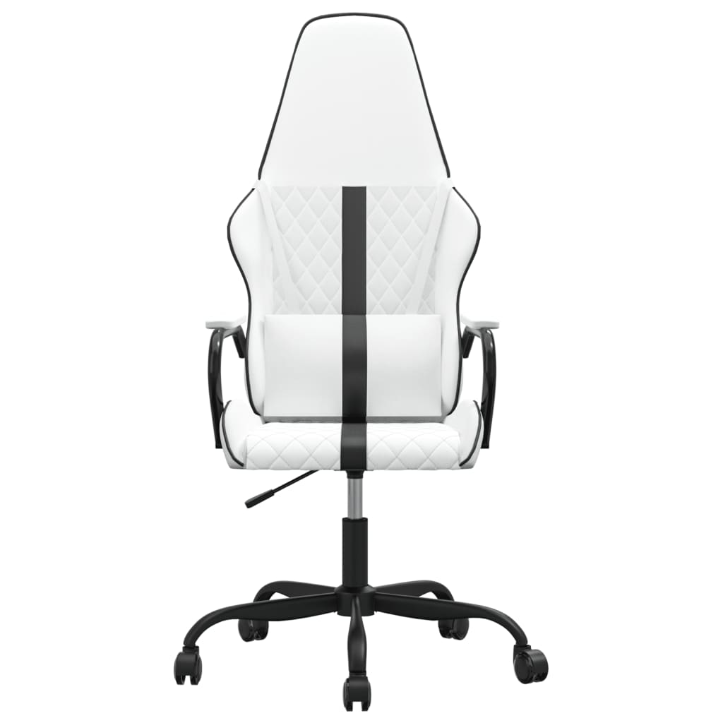 Chaise de jeu de massage Noir et blanc Similicuir - XIOS