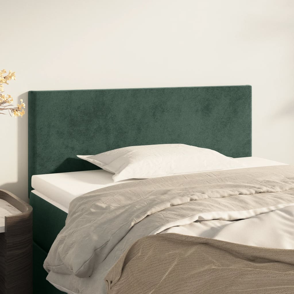 Tête de lit Vert foncé 80x5x78/88 cm Velours - XIOS