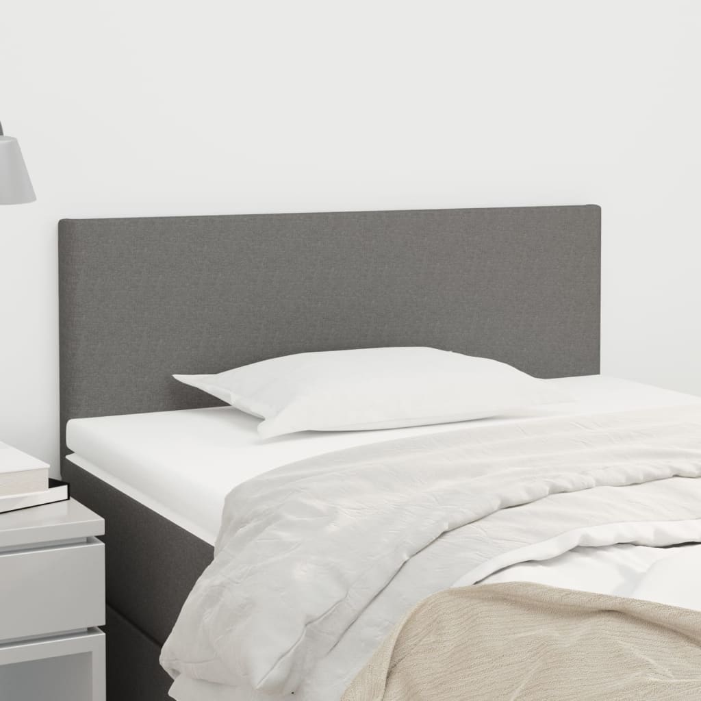 Tête de lit Gris foncé 90x5x78/88 cm Tissu - XIOS