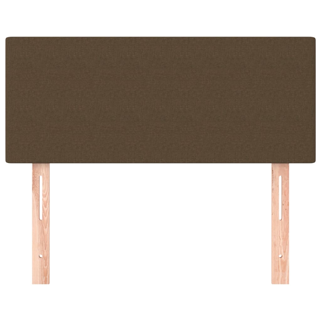 Tête de lit Marron Foncé 90x5x78/88 cm Tissu - XIOS