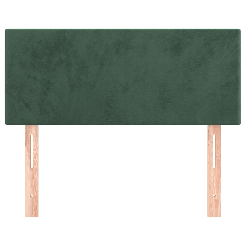 Tête de lit Vert foncé 90x5x78/88 cm Velours - XIOS